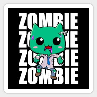 Zombie Halloween Magnet